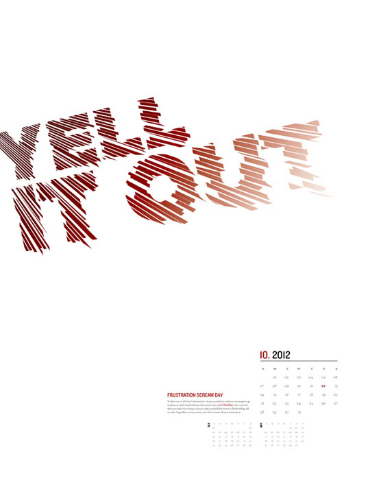 33 Cool and Unique Calendars for Year 2012
